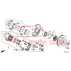 SET,PAD FR (45022-TGV-A00) - 3