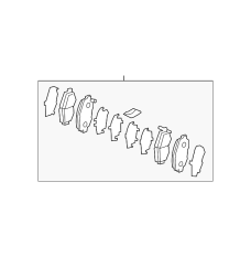 SET,PAD FR(18CL-1 (45022-TLA-A02)