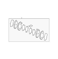 SET,PAD FR (17CL- (45022-TRT-A00)