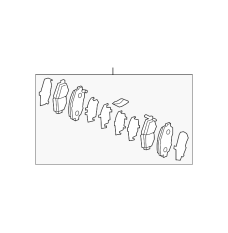 SET,PAD FR(18CL-1 (45022-TX4-305)