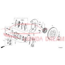 SET,PAD FR (45022-TYA-A01) - 3