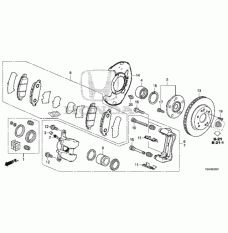 Front brake caliper piston (45216-T2G-A01)