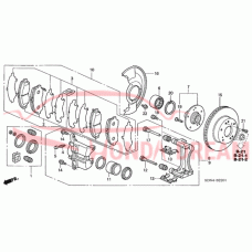 Clip, Front Abutment (45237-S7A-N02) - 3