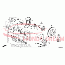 Clip, Front Abutment (45237-S9A-A01) - 3