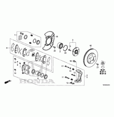 Clip, Front Abutment (45237-S9A-A01)