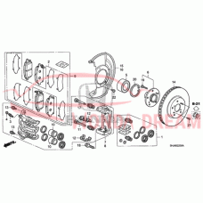 Clip, Front Abutment (45237-SHJ-A01) - 3