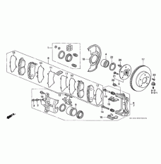 Clip, Front Abutment (45237-SP0-003)