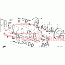 Clip, Front Abutment (45237-SV1-A01) - 3