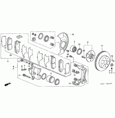 Clip, Front Abutment (45237-SV1-A01)