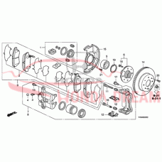 Clip, Front Abutment (45237-TG5-H01) - 3