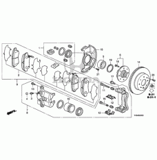 Clip, Front Abutment (45237-TG5-H01)