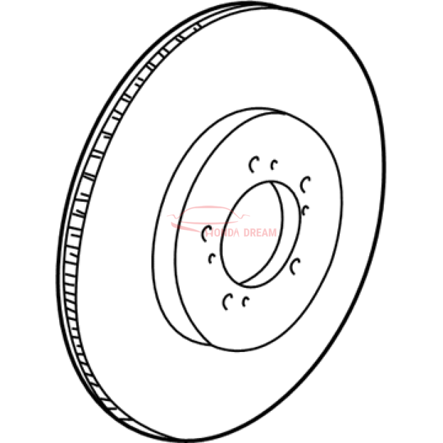 Диск гальмівний передній (45251-S1A-405) - 3