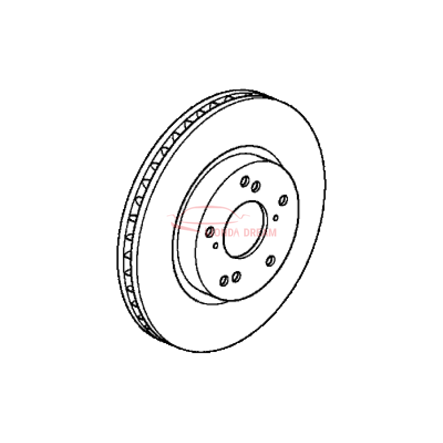 Disk, Front Brake (45251-S7A-J10) - 1