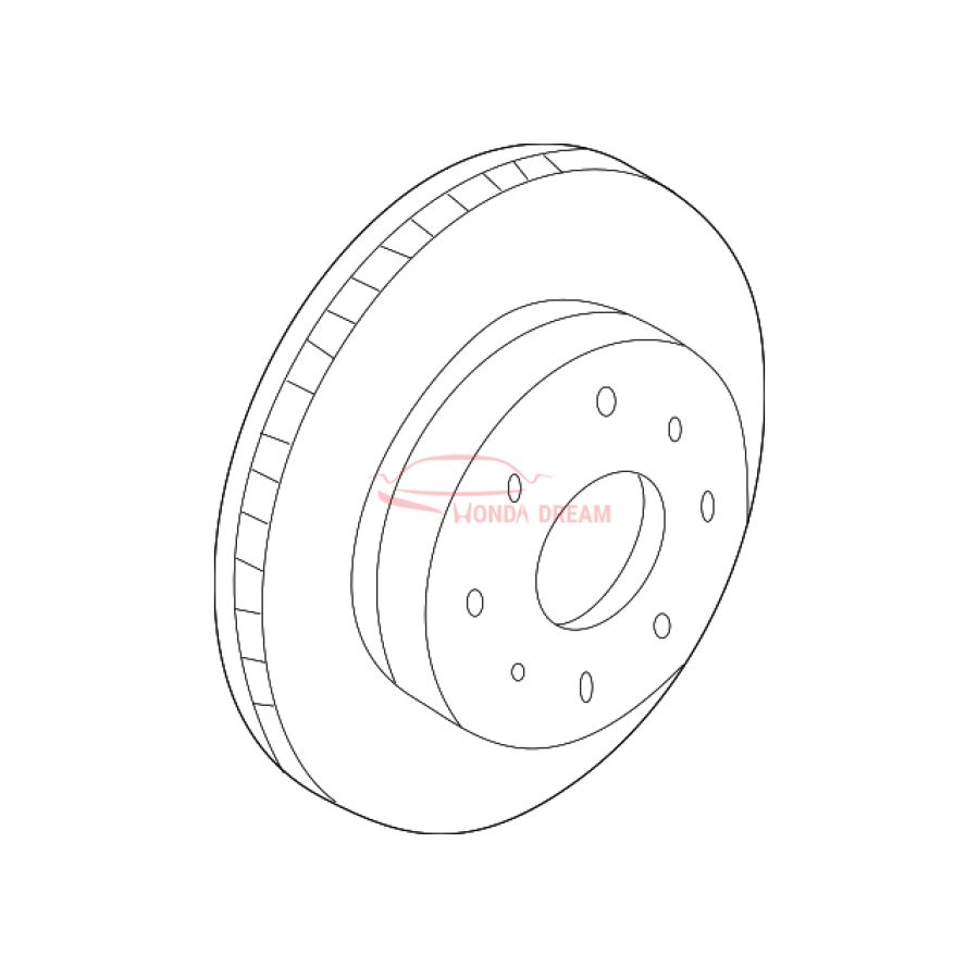 Disk, Front Brake (45251-S84-A01) - 1