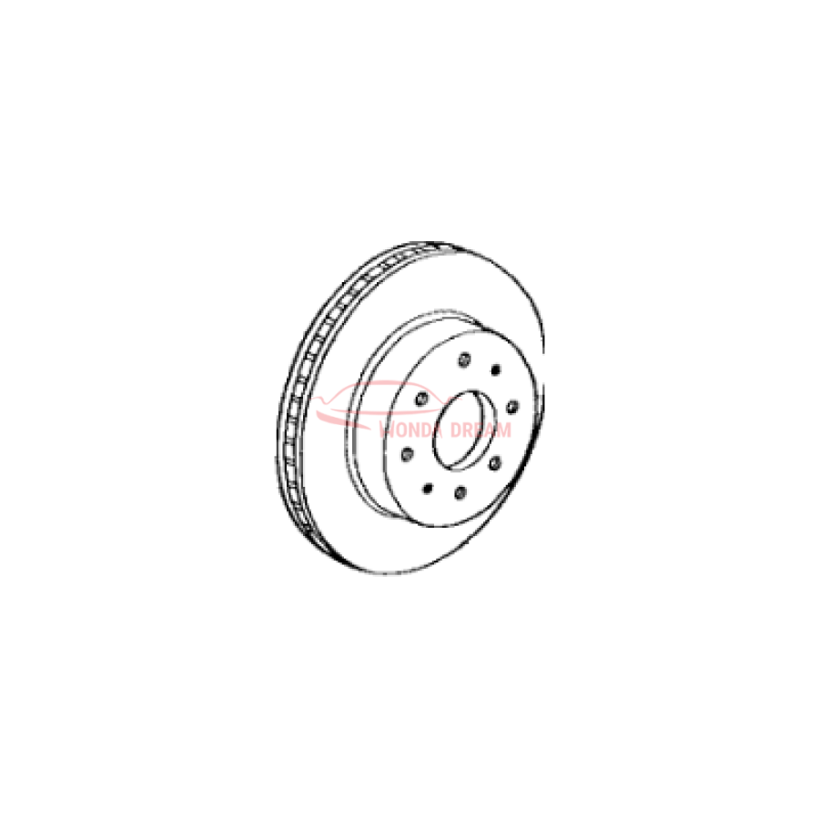 Disk, Front Brake (45251-S84-G00) - 1