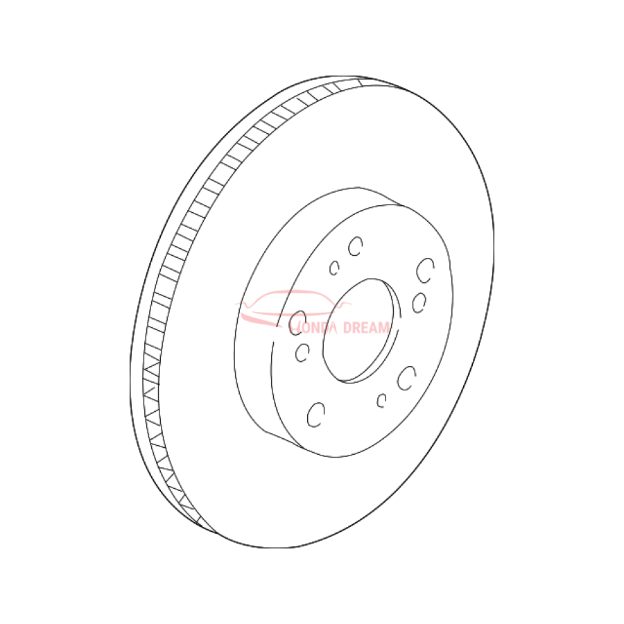 Disk, Front Brake (45251-S9A-E50) - 1