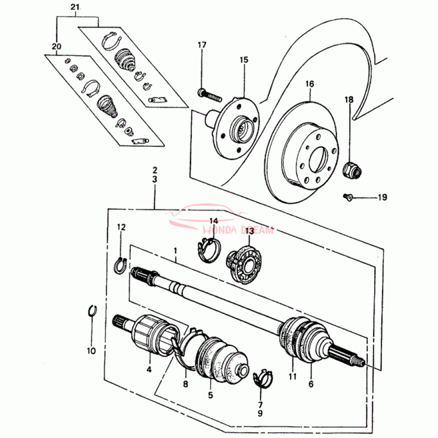 Disk, Front Brake (45251-SA0-010) - 1