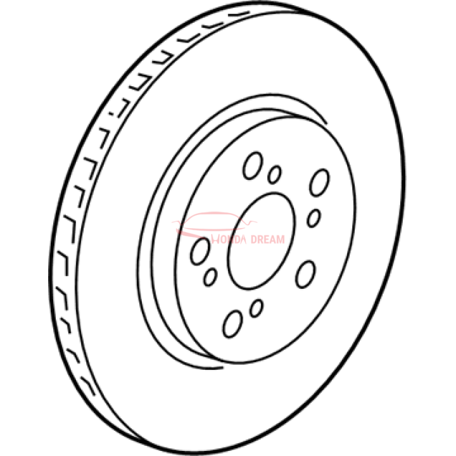 Disk, Front Brake (45251-SJA-903) - 2