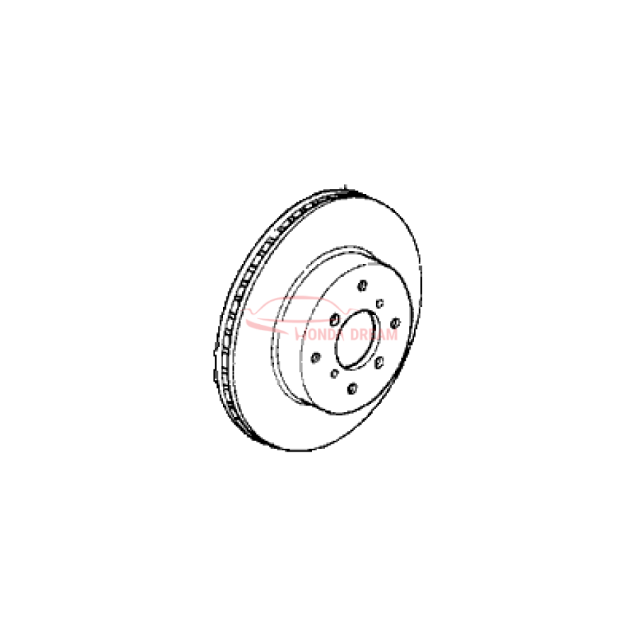 Disk, Front Brake (45251-SS0-A00) - 1