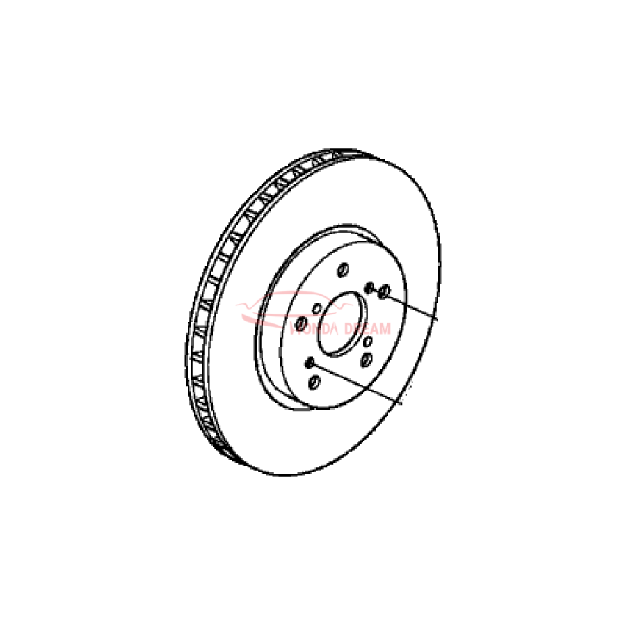 Disk, Front Brake (45251-STX-A00) - 2