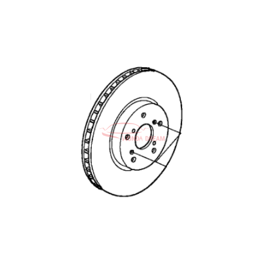 Disk, Front Brake (45251-SWA-A20) - 2