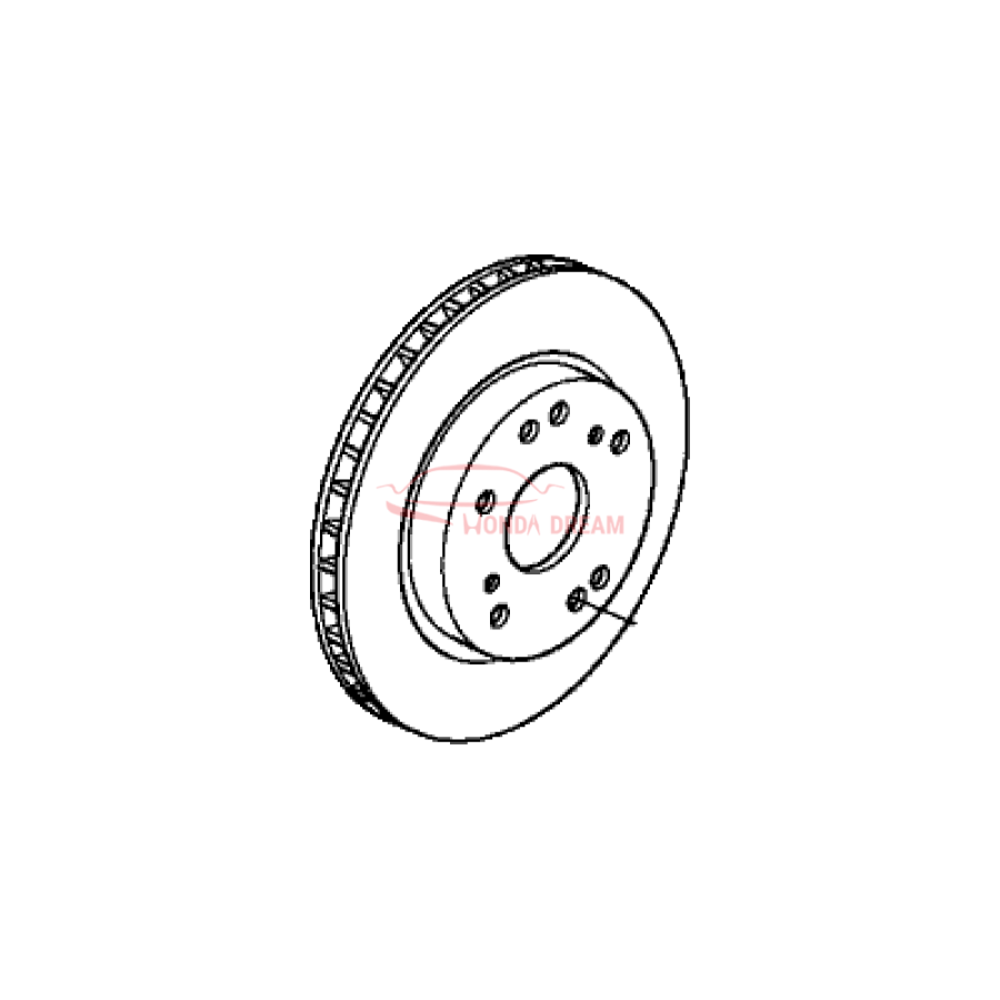 Диск гальмівний передній (45251-T2F-A00) - 3