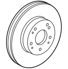 Disk, Front Brake (45251-T7W-A01)