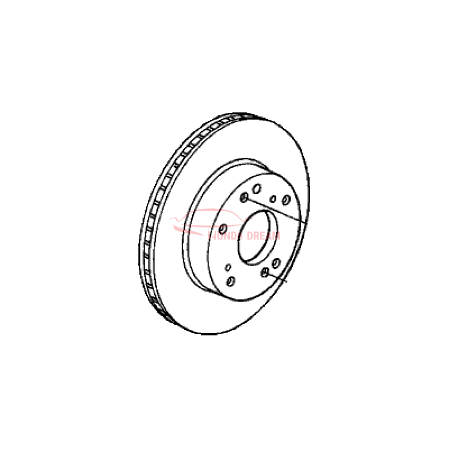 Disk, Front Brake (45251-TA0-A00) - 2