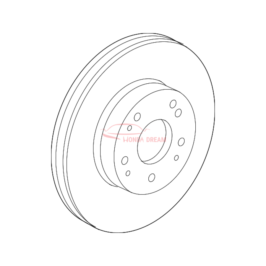 Disk, Front Brake (45251-TRT-J00) - 1