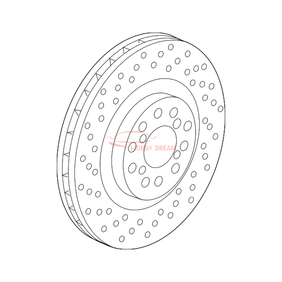 Disk, Front Brake (45251-TV8-E02) - 1