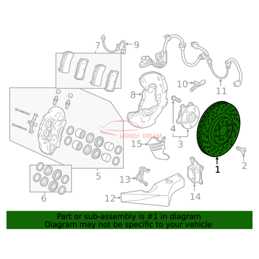 Disk, Front Brake (45251-TV8-E02) - 2