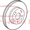 Disk, Front Brake (45251-TX4-A01) - 6