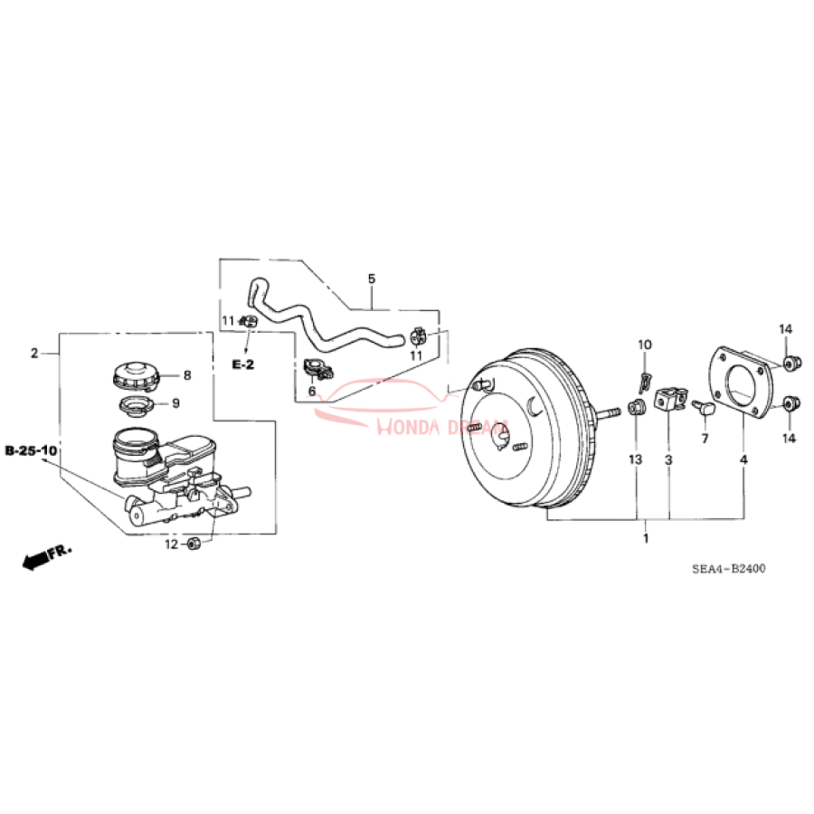 Master Cylinder Set (46101-SDD-A04) - 2