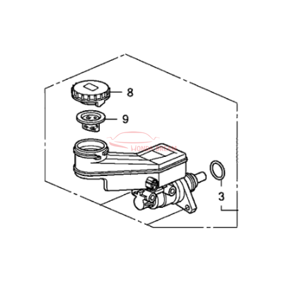 Master Cylinder Set (46101-SHJ-A04) - 1