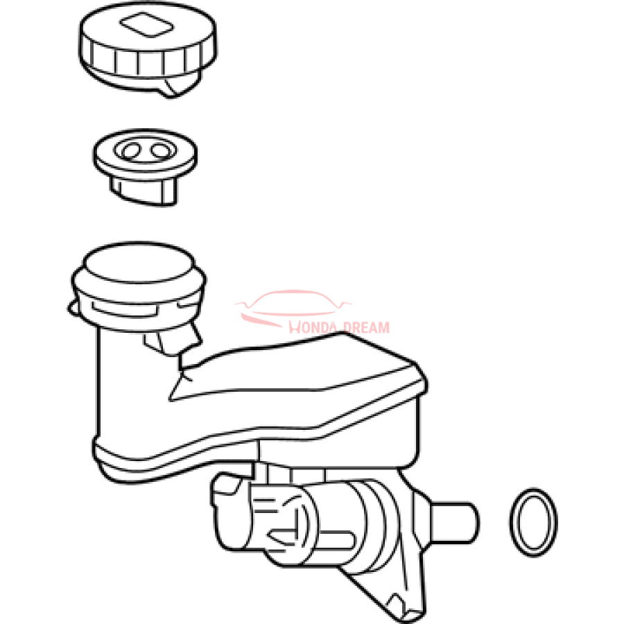 Master Cylinder Set (46101-SJA-A05) - 2