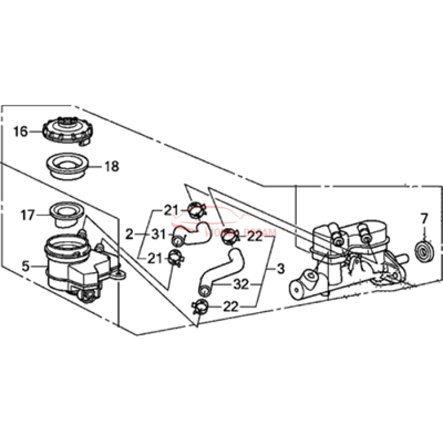 Master Cylinder Set (46101-SZT-315) - 1