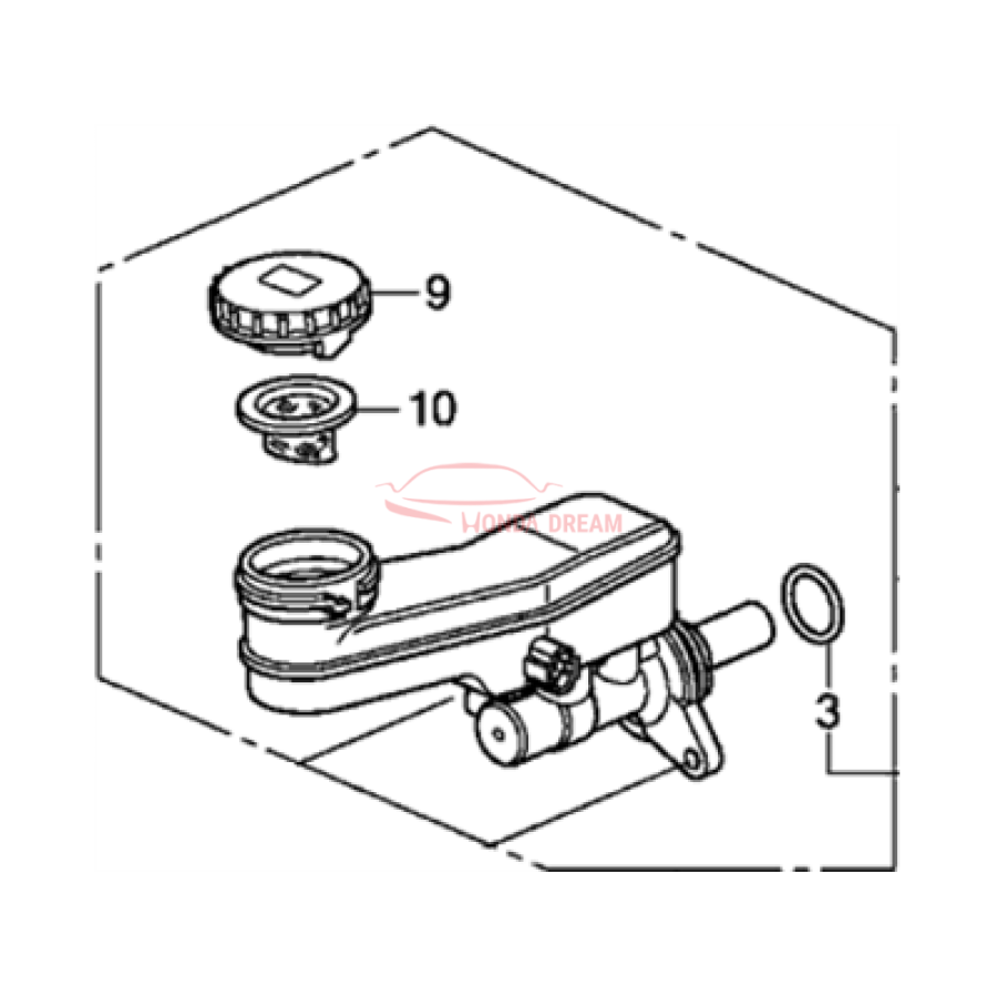 Master Cylinder Set (46101-TK8-305) - 1