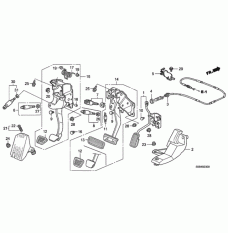 Pedal Assembly Brake (46600-S5A-G01)