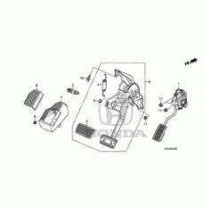 Pedal Assembly Brake (46600-SZA-A81)