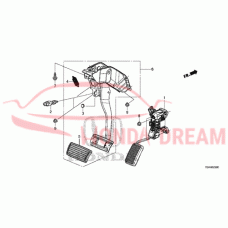 Pedal Assembly Brake (46600-T0A-A81) - 3