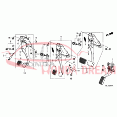 Pedal Assembly Brake (46600-T2A-A81) - 3