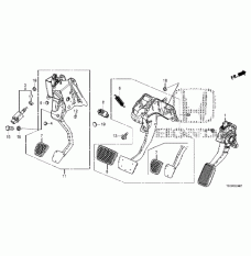 Pedal Assembly Brake (46600-TBA-A02)