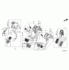 Pedal Assembly Brake (46600-TBA-A82)