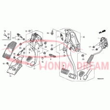 Pedal Assembly Brake (46600-TF0-G01) - 3