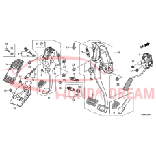 Pedal Assembly Brake (46600-TF0-G81) - 3