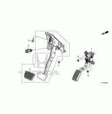 Pedal Assembly Brake (46600-TG7-A82)