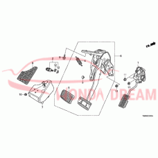 Pedal Assembly Brake (46600-TK8-A71) - 3