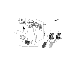 Pedal Assembly Brake (46600-TLA-A51)