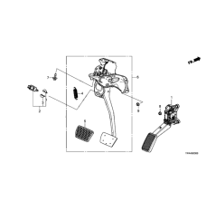 Pedal Assembly Brake (46600-TMB-H51)