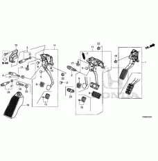 Pedal Assembly Brake (46600-TR0-A01)